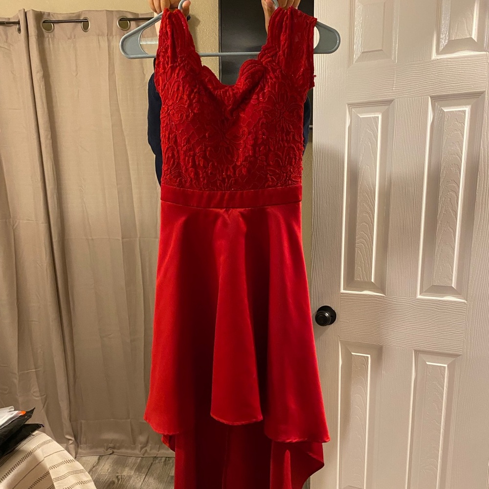 Dillards red juniors dress size 0